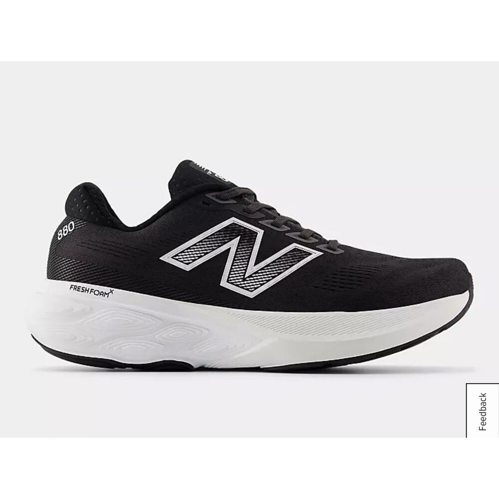 NIB New Balance Fresh Foam 880v15 Black Running Shoes Men 8 EU 41.5 Women 9.5